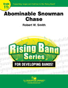 Abominable Snowman Chase Concert Band sheet music cover Thumbnail